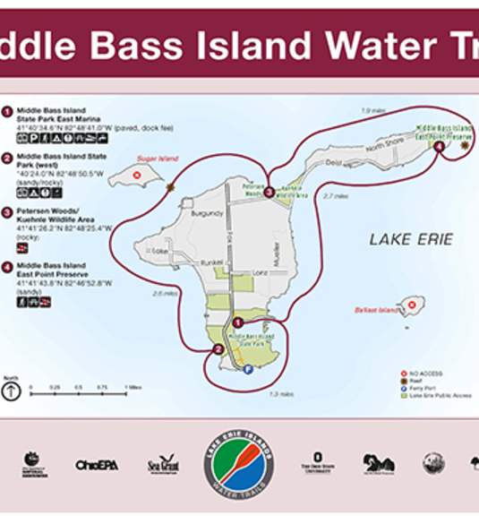 Lake Erie Islands Water Trail - Middle Bass Island Trail