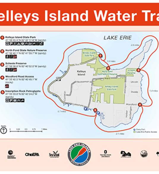 Lake Erie Islands Water Trail - Kelleys Island Trail