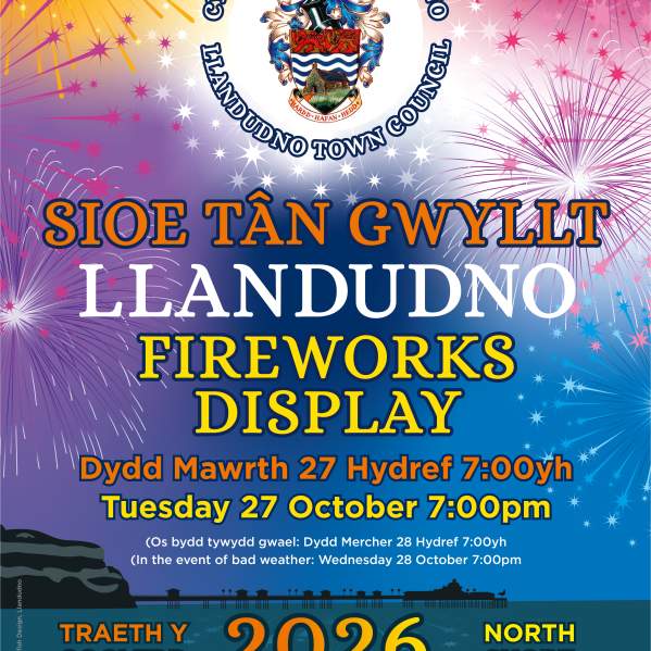 Llandudno Fireworks Display 2026
