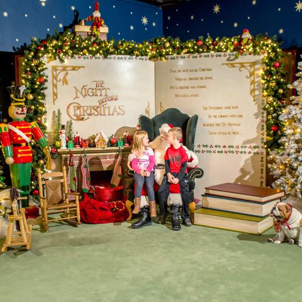 Santa Claus visit at Mall of Monroe