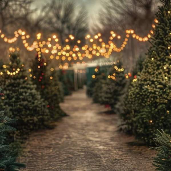 Christmas Light Display at the Brown-Pusey House