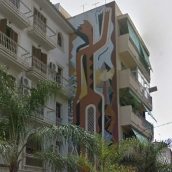 Mural El saludo del pescador (José María Córdoba)