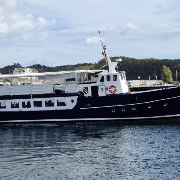 Båttur med M/S Øya mellom Lillesand og Kristiansand