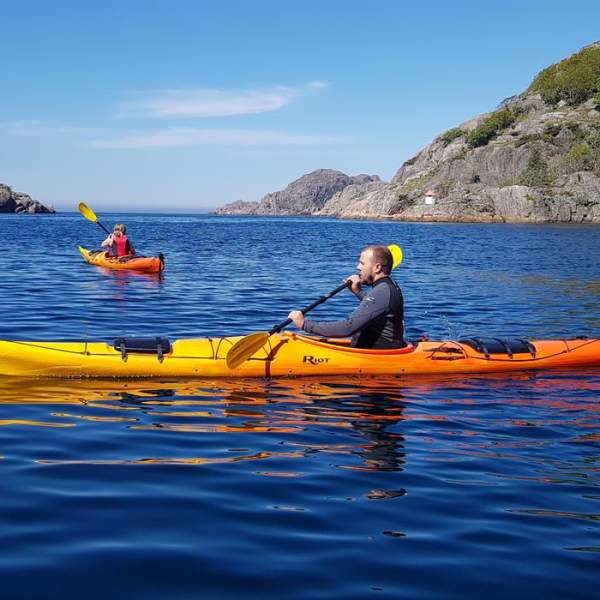 Kajakkpadling på Hidra