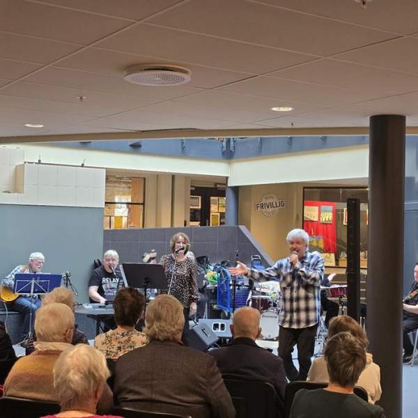 Jazzkafé i Skosålen i Skofabrikken