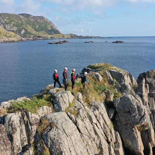 Coasteering på Hidra