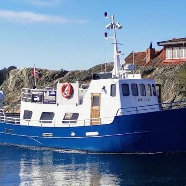 Boat trip from Høllen in Søgne to Kristiansand