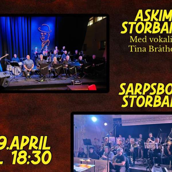 Storbandkonsert med Askim Storband og Sarpsborg storband