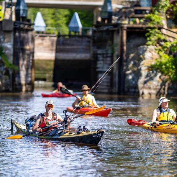 Padletur - Haldenkanalen fra nord til sør
