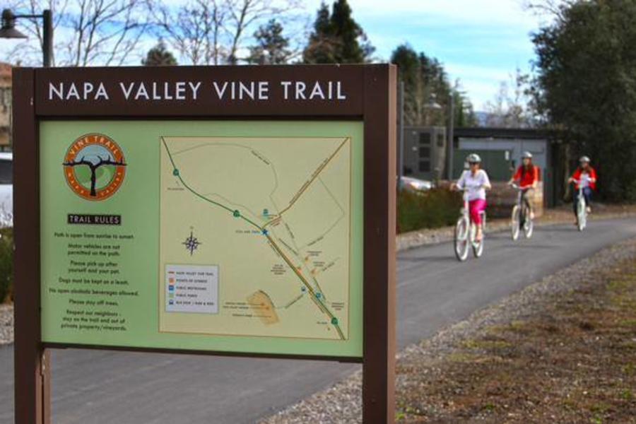 Napa Valley Vine Trail Map Napa Valley Vine Trail | Napa Valley, Ca