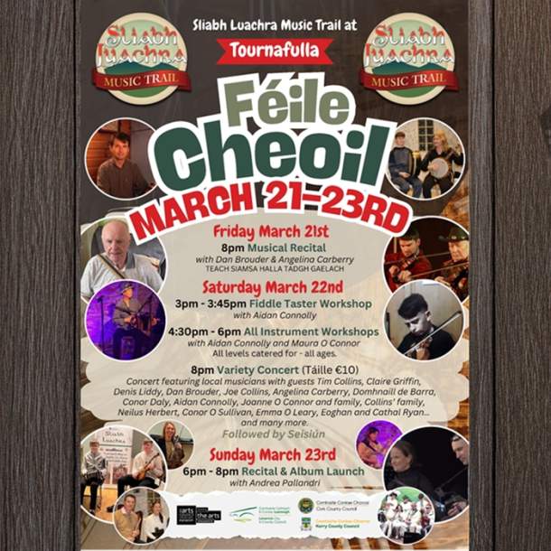 Sliabh Luachra Music Trail at Tournafulla’s Féile Cheoil