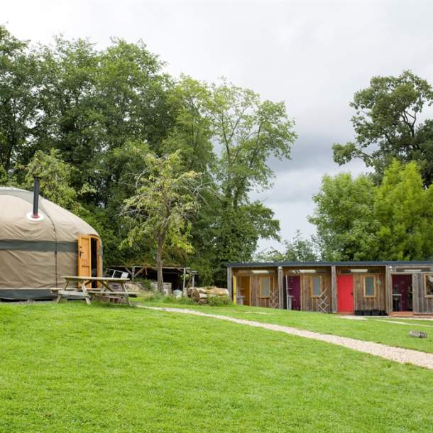 Buttercup at Campden Yurts