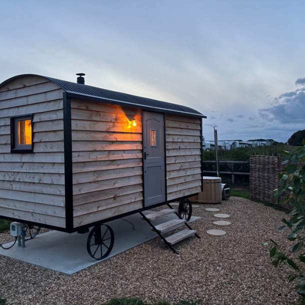 Shepherd Huts at Cotswold Hills Country Park