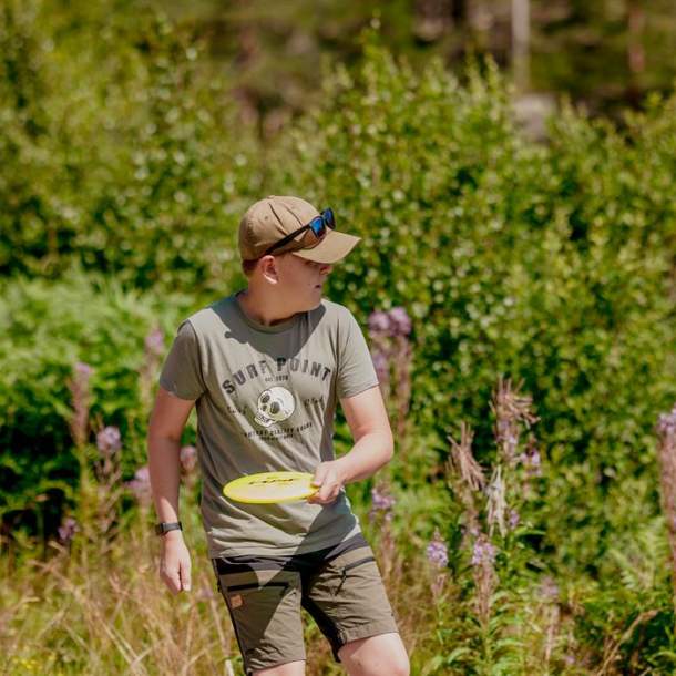 Frisbee golf in Bortelid