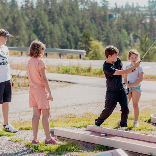 Minigolf in Bortelid