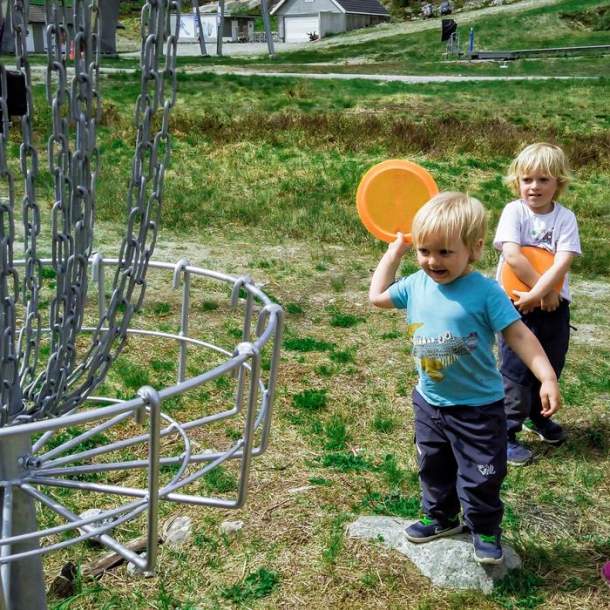 Frisbee golf in Åseral