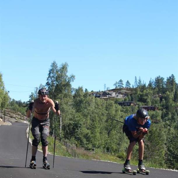 Roller skis