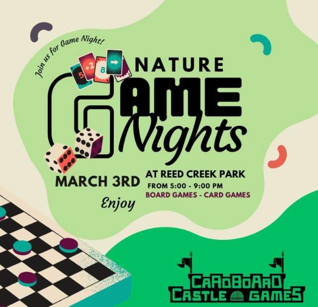 Nature Game Nights at Reed Creek Park