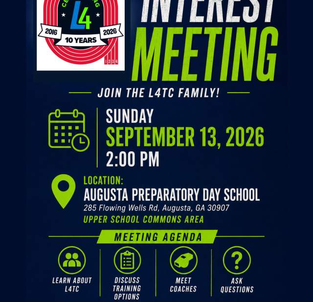 Lane 4 Track Club Interest Meeting