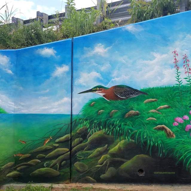 Riverbank Mural