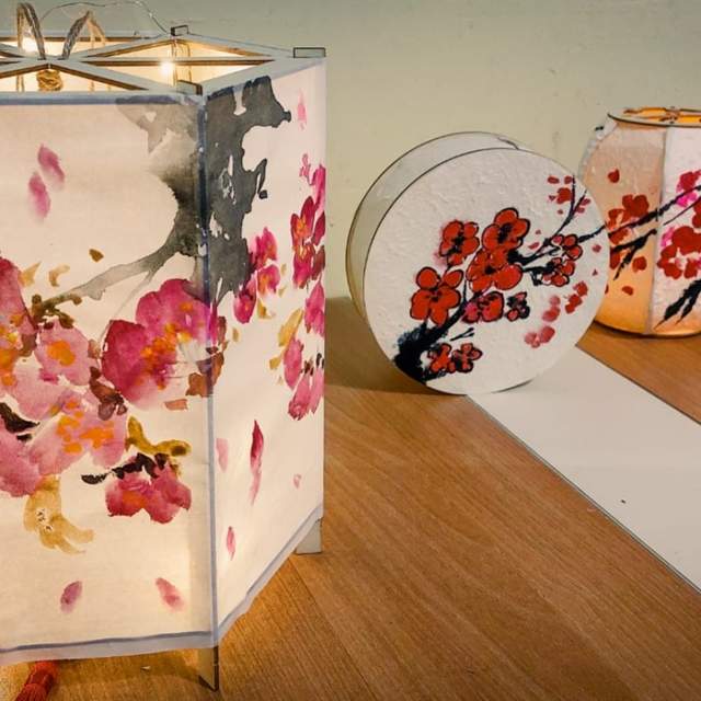 Chinese Painting on Lanterns