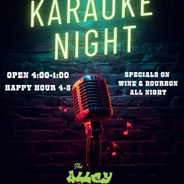 Karaoke Night at The Alley off Main
