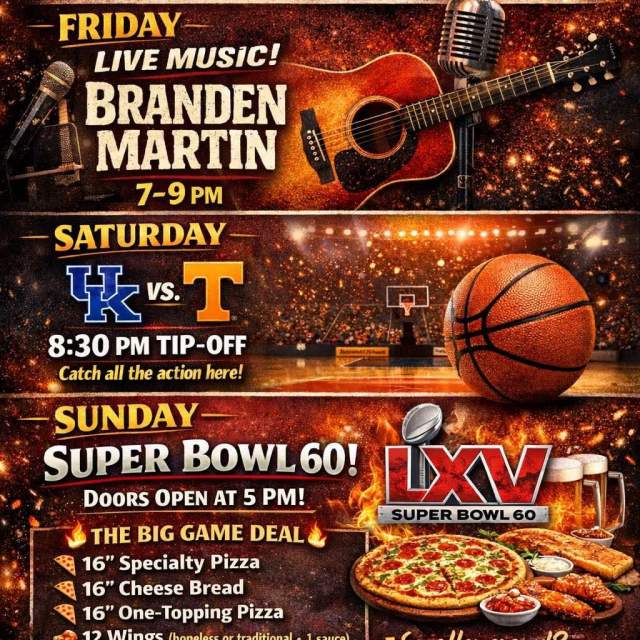 Big Weekend at Elliott's Pizzeria!