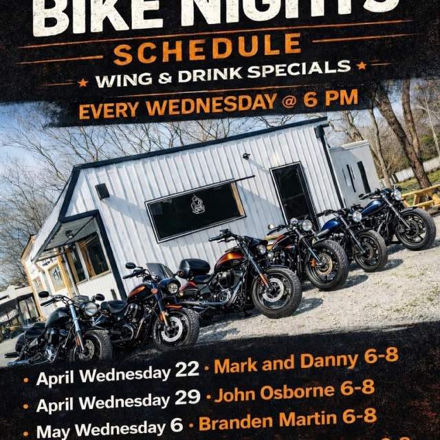 Elroy's Bike Nights Schedule