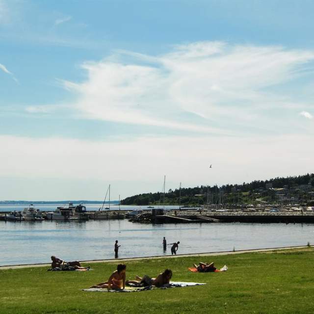 Sjøbadet - Moss sentrum