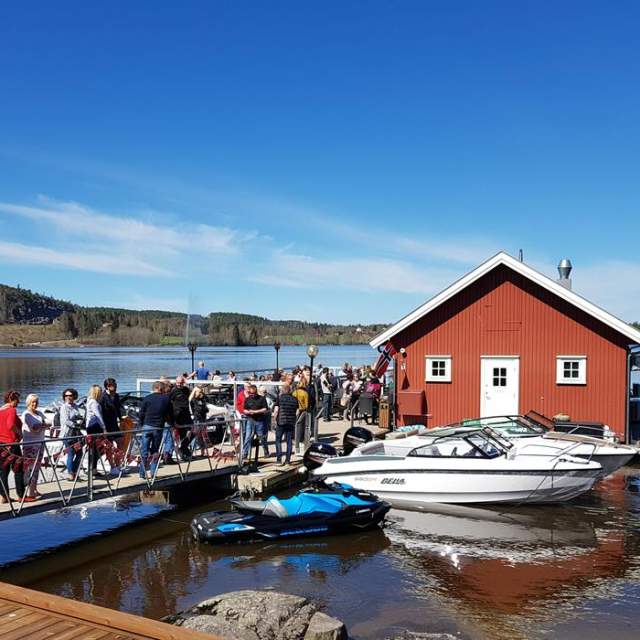 Sluseporten Båtcafe, Ørje