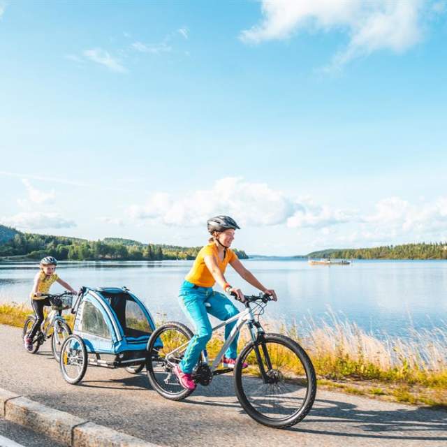 Sykkeltur: Rødenessjøen rundt