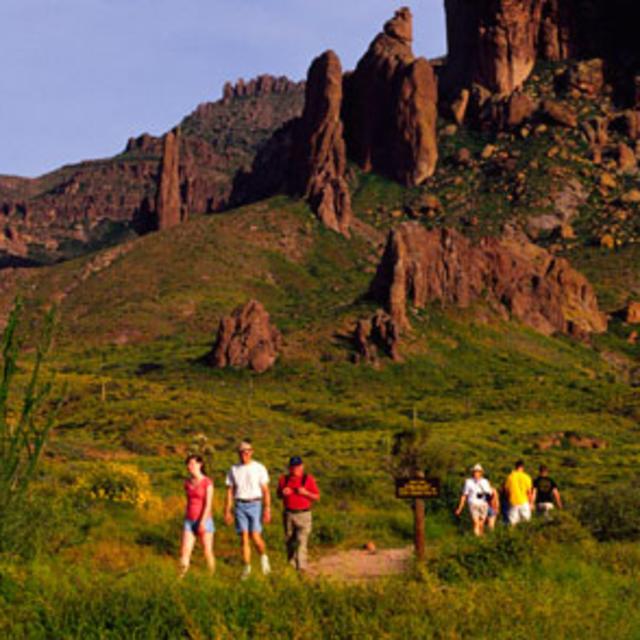 lost dutchman hiking map