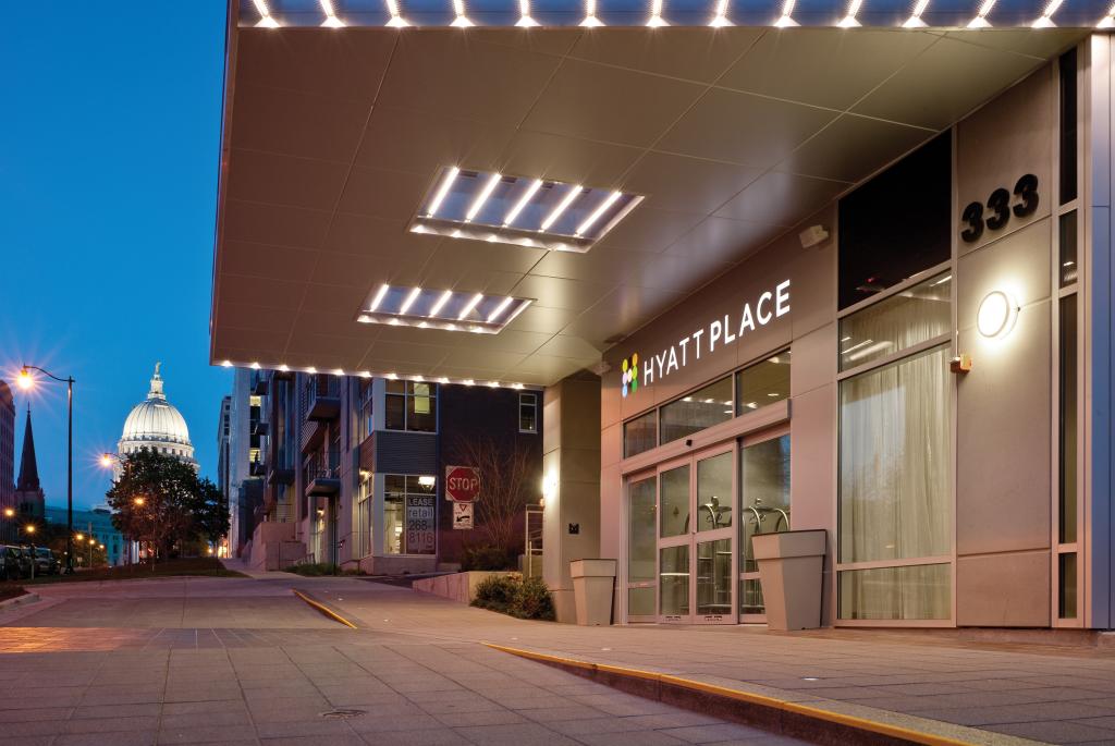 Hyatt Place Madison Downtown Entrance