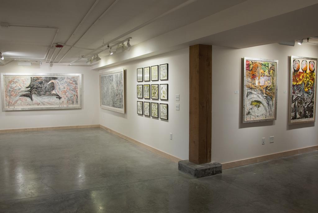 Judy Pfaff exhibition at the Tandem Press Apex Gallery