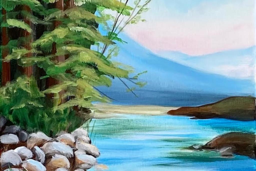 Paint And Sip Blue Ridge Toccoa River