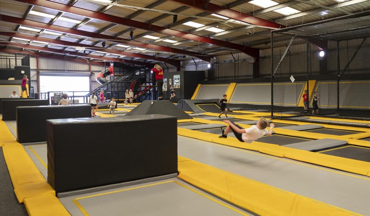 Trampoline park swansea top