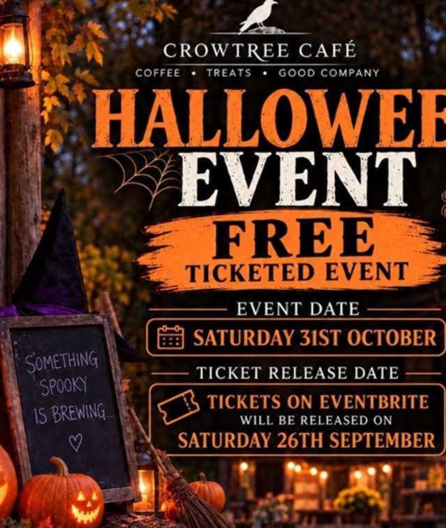 Crowtree Café Halloween event