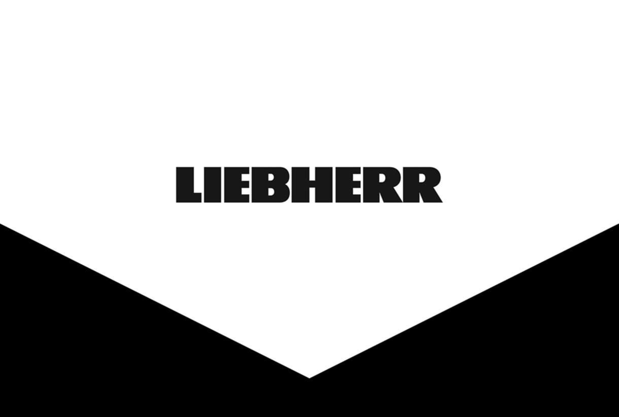 Liebherr logo on a panel editorial photography. Image of economy - 123761402