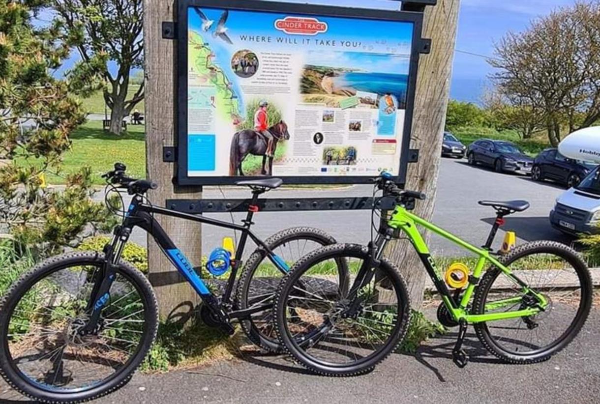 Track shop bike hire