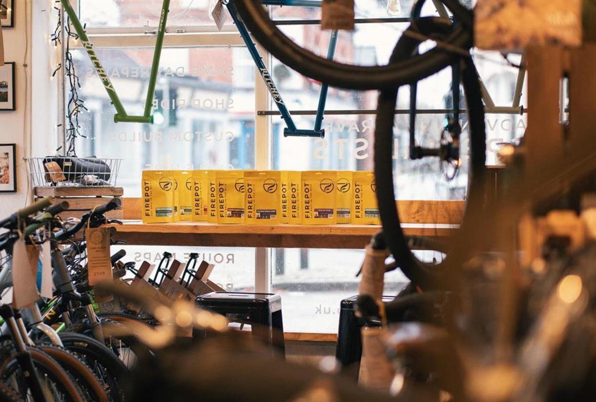 Cyclery shop store