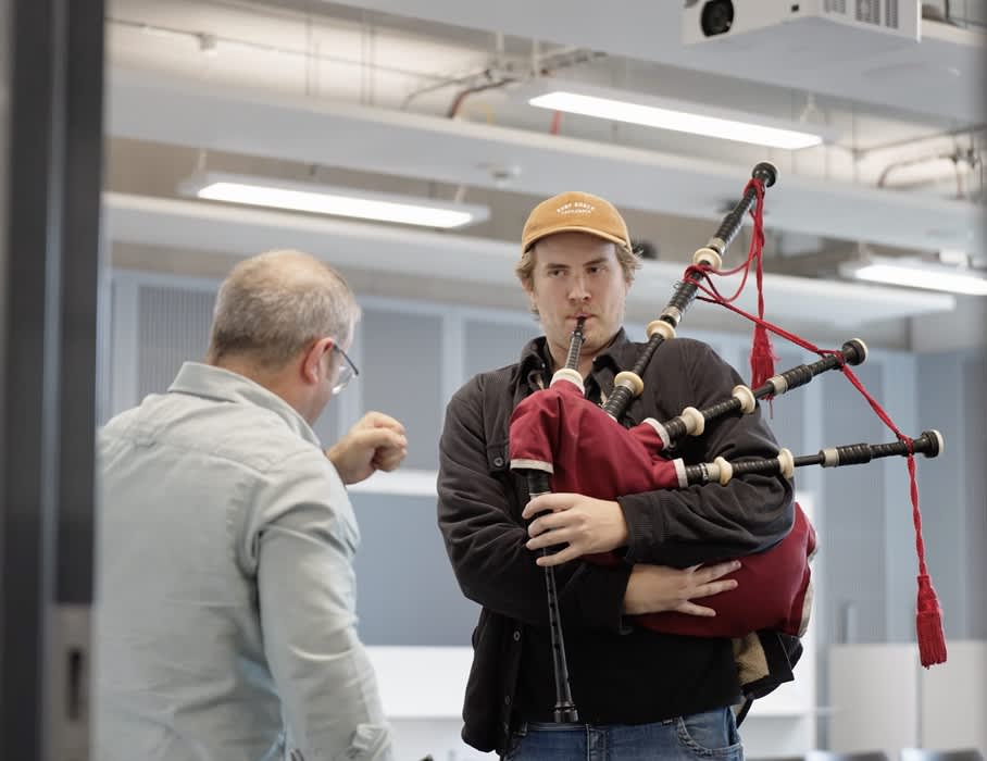 Snare Drum & Highland Bagpipe Taster Session with Matthew Shaw & Ian Burrows