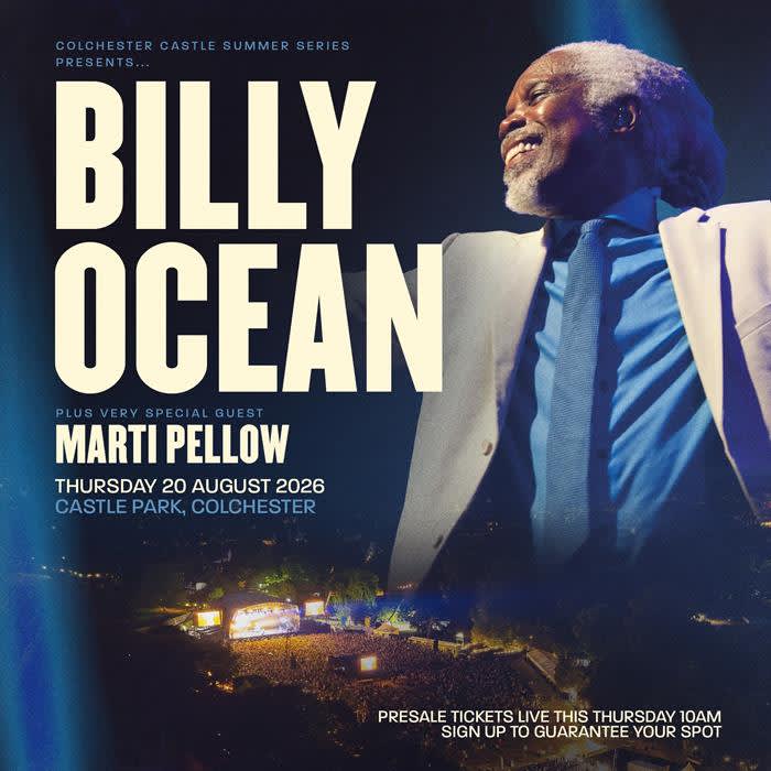 Colchester Castle Summer Series: Billy Ocean
