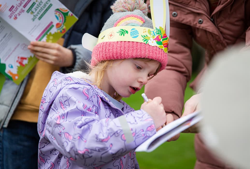Easter egg hunt at Chastleton
