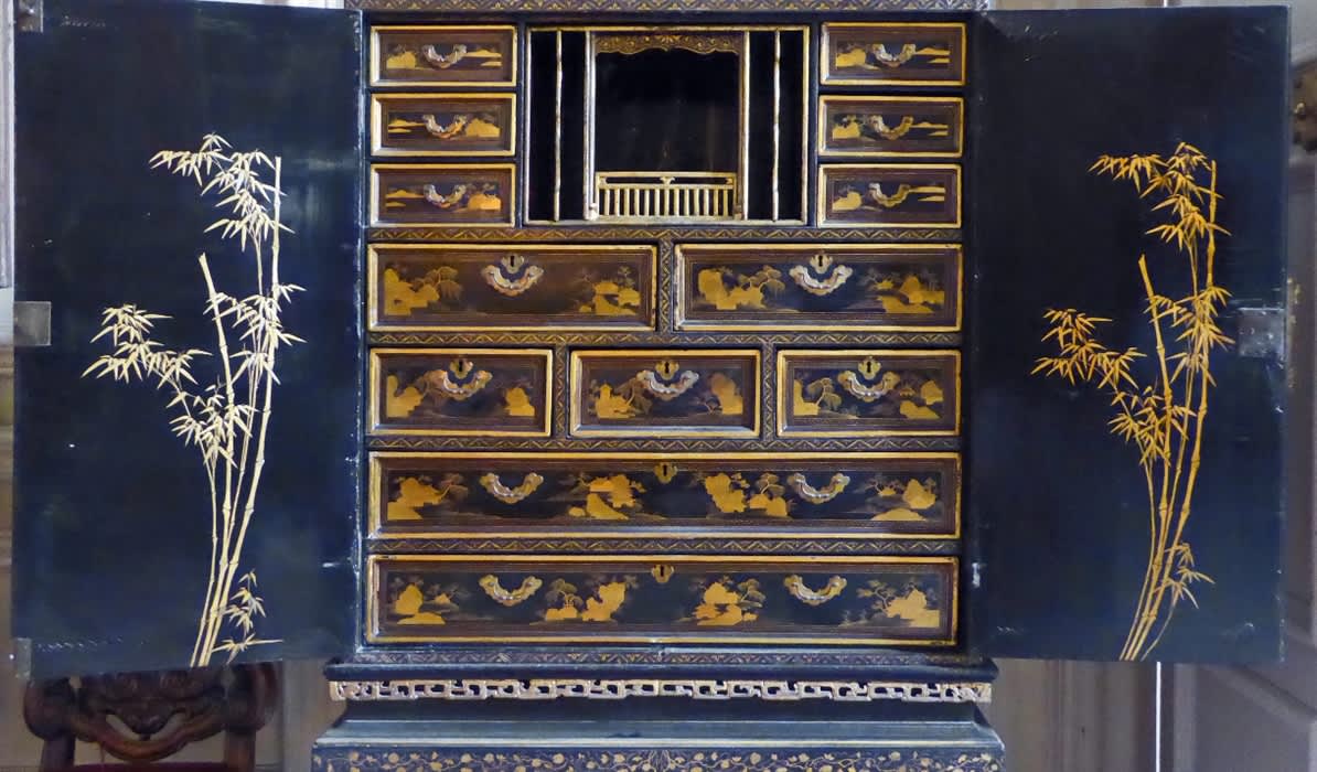 Cabinets unlocked at Dyrham Park