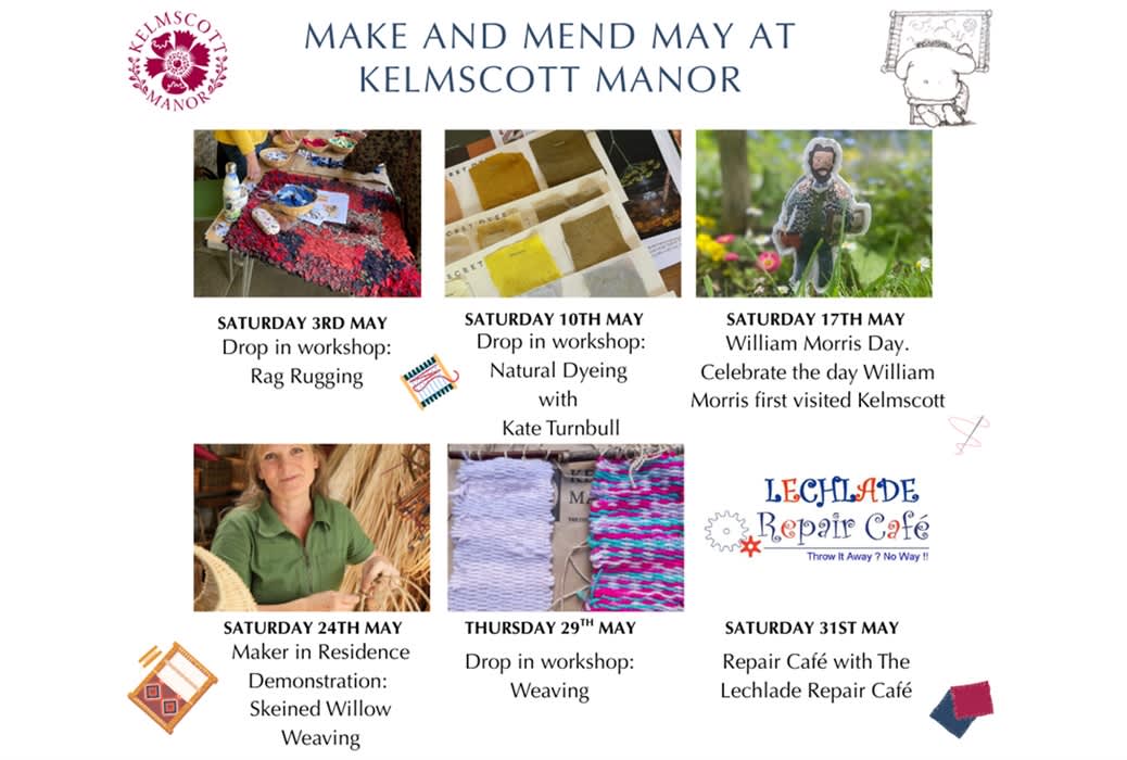 Make and Mend May at Kelmscott Manor