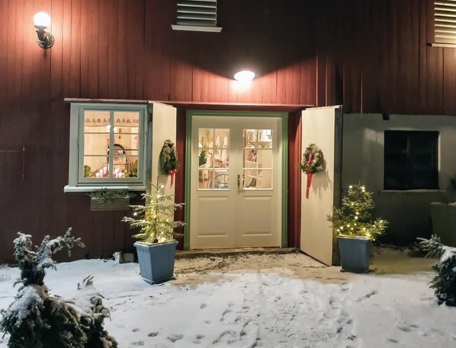 Julebord i grenseland på Lilleheier Gård