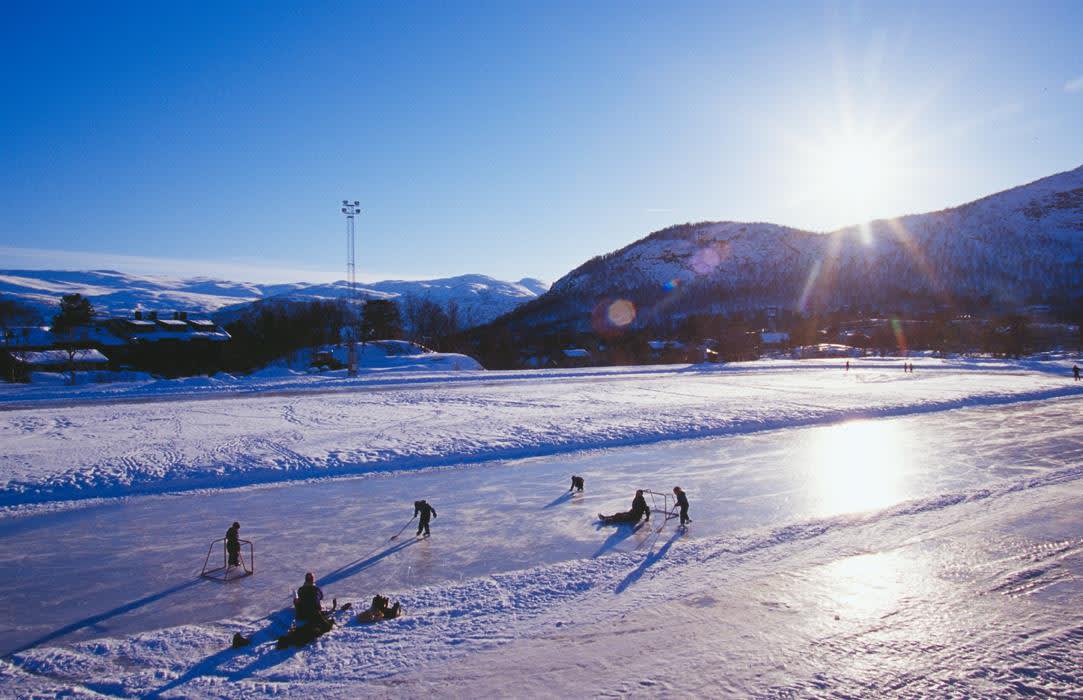 Skøytebanen på Hovden