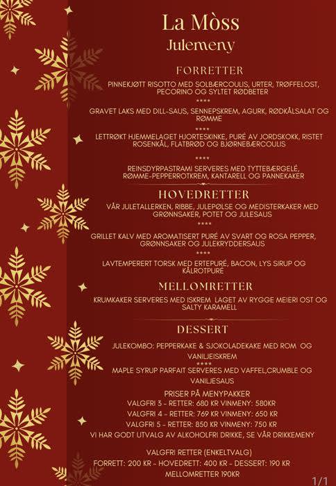 Julebord på La Mòss, Mysen