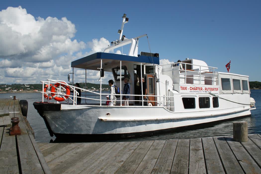 Charter- und Fährboote MS Nidelv, MF Merdø und MF Tromøy