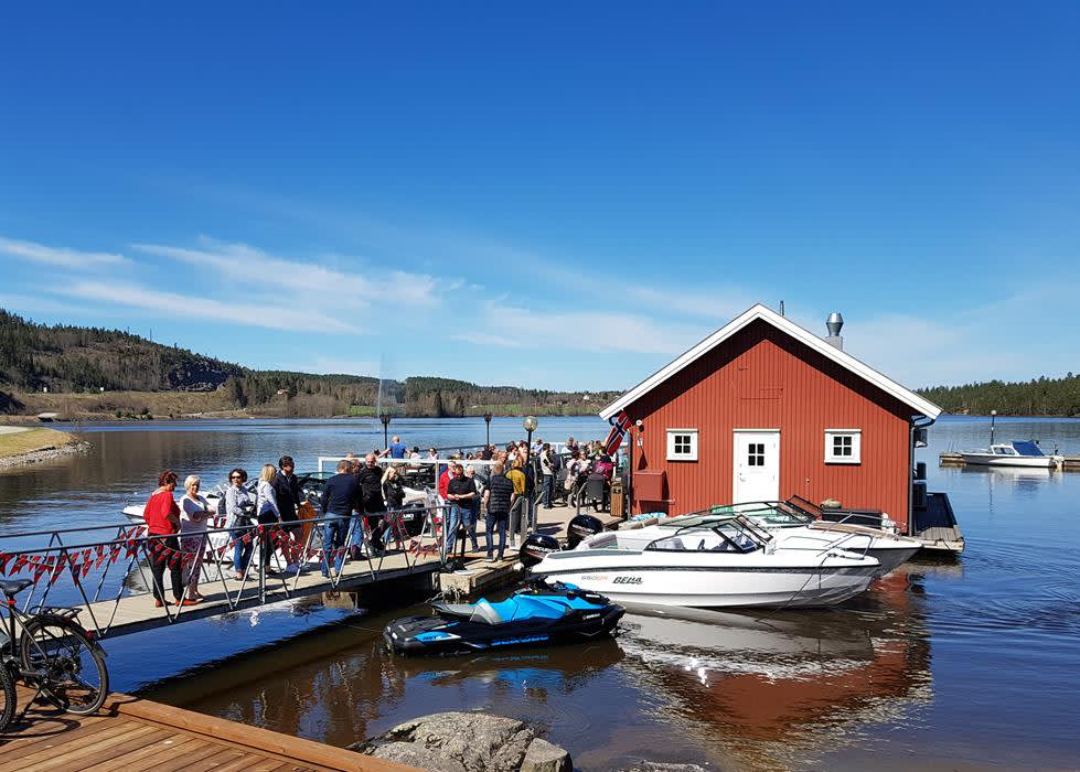 Sluseporten Båtcafe, Ørje